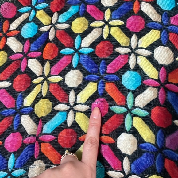 Kate spade kaleidoscope Jems / gems  scarf - Picture 8 of 11